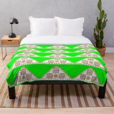 Trendy Triangles Throw Blanket