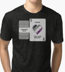 Asexual Character Bonus (Heart Symbol) Tri-blend T-Shirt