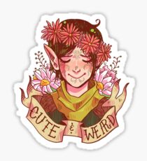 Cute and Weird Sticker
