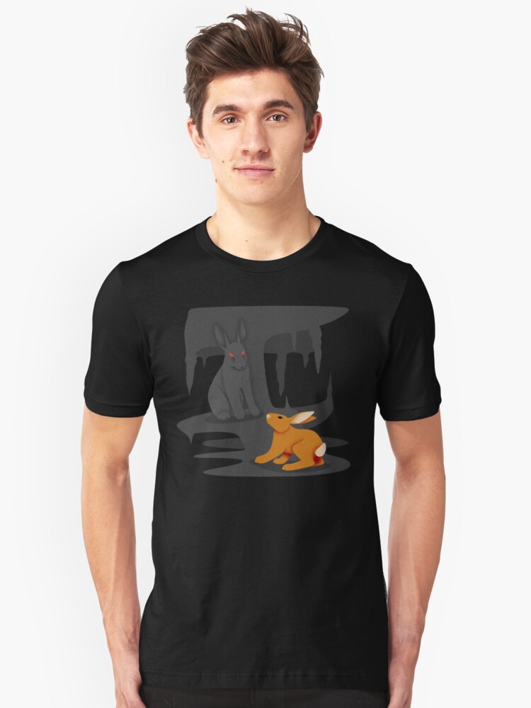 Alternate view of El-ahrairah and the Black Rabbit of Inlé Slim Fit T-Shirt