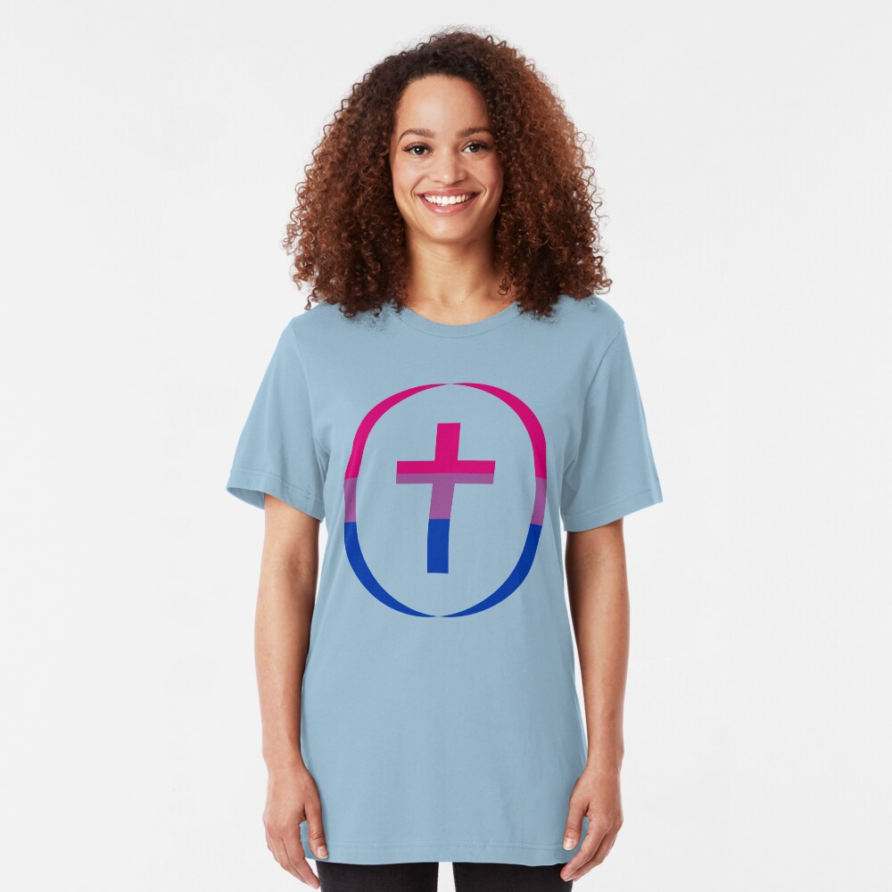 Christian (Blue, Pink, White) Third Culture Series Slim Fit T-Shirt