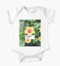 Hibiskus Pantone Baby Body Kurzarm