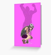 Punk!Bruce Greeting Card