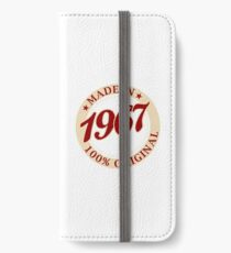 Born in 1967 Vintage iPhone Wallet/Case/Skin