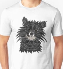 Black Pomeranian Unisex T-Shirt