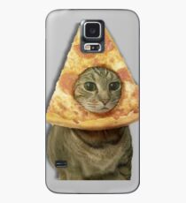 Cat with Pizza Head Case/Skin for Samsung Galaxy