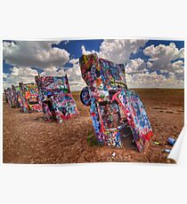 The Cadillac Ranch Poster