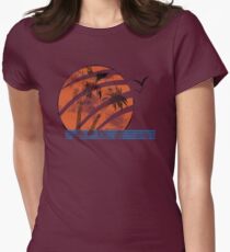 Scarred Sunset Women's Fitted T-Shirt