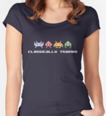 Classically Trained - 80s Video Games Women's Fitted Scoop T-Shirt