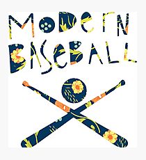 Modern Baseball Logo Photographic Print