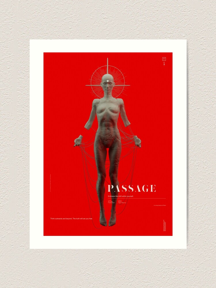 Alternate view of PASSAGE - The Deity Art Print