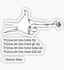 Triggered Jhene Aiko Sticker