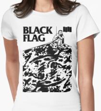 Black Flag - Six Pack Women's Fitted T-Shirt