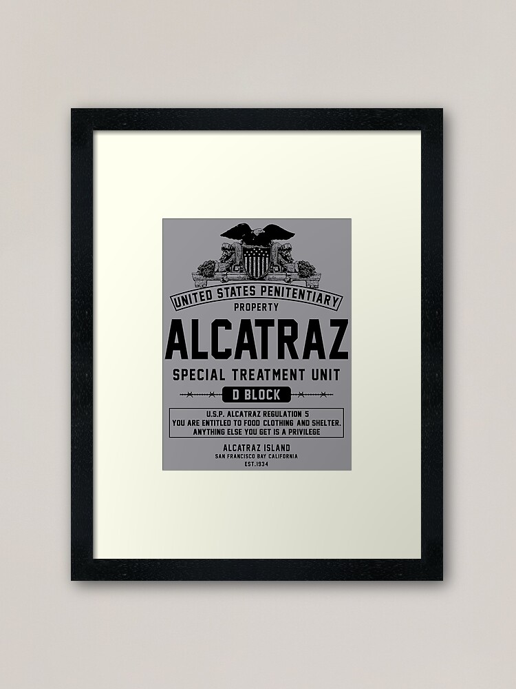 Alternate view of ALCATRAZ S.T.U. Framed Art Print