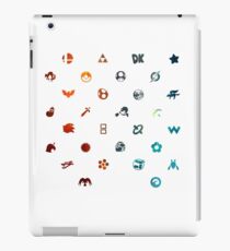 Super Smash Brothers Emblems iPad Case/Skin