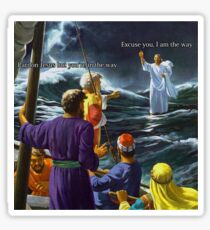 Jesus (Savage) Christ Sticker