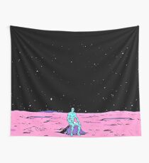 (Fixed) Dr. Manhattan sitting on mars (comic) Wall Tapestry