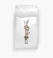 Rick and Morty Totem Duvet Cover