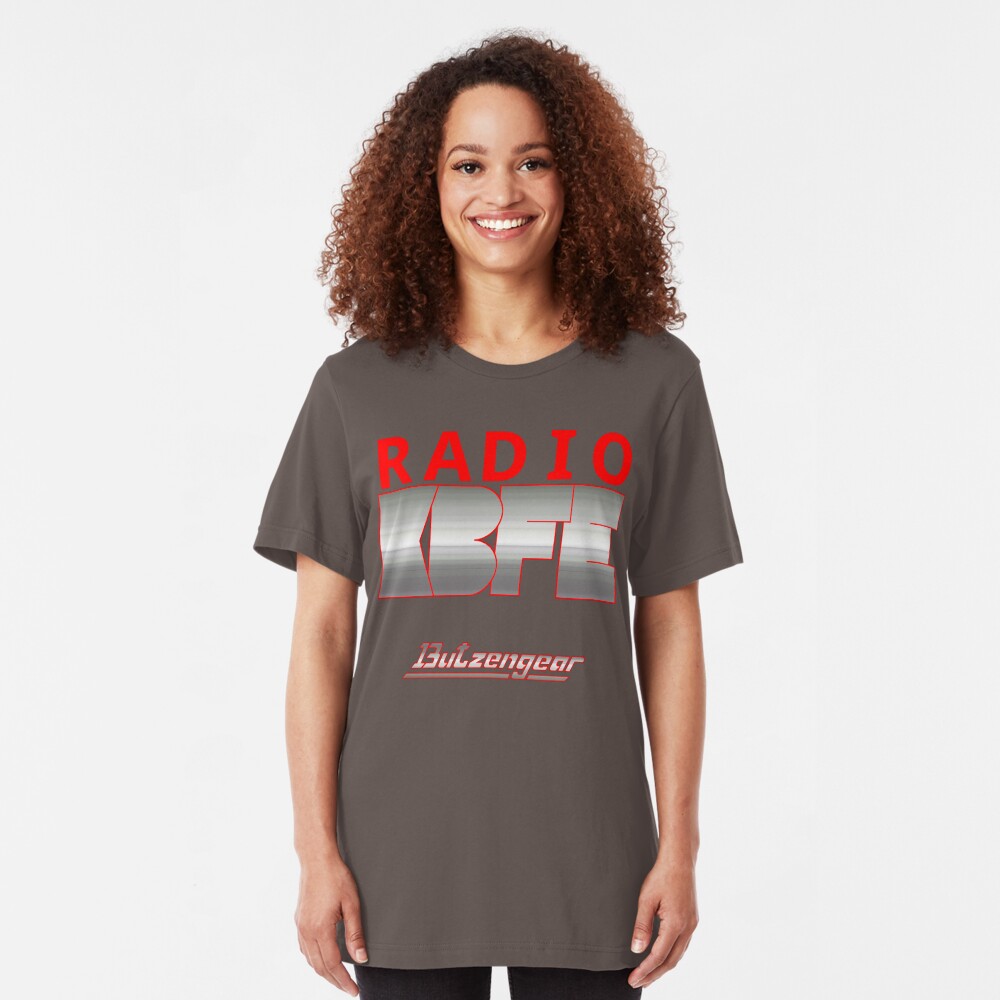 Radio KBFE on Various Colours Slim Fit T-Shirt