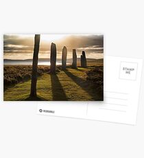 Shadows at Brodgar (Orkney Isles) Postcards