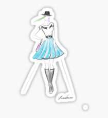 AMOR LOVE She Wears Sticker