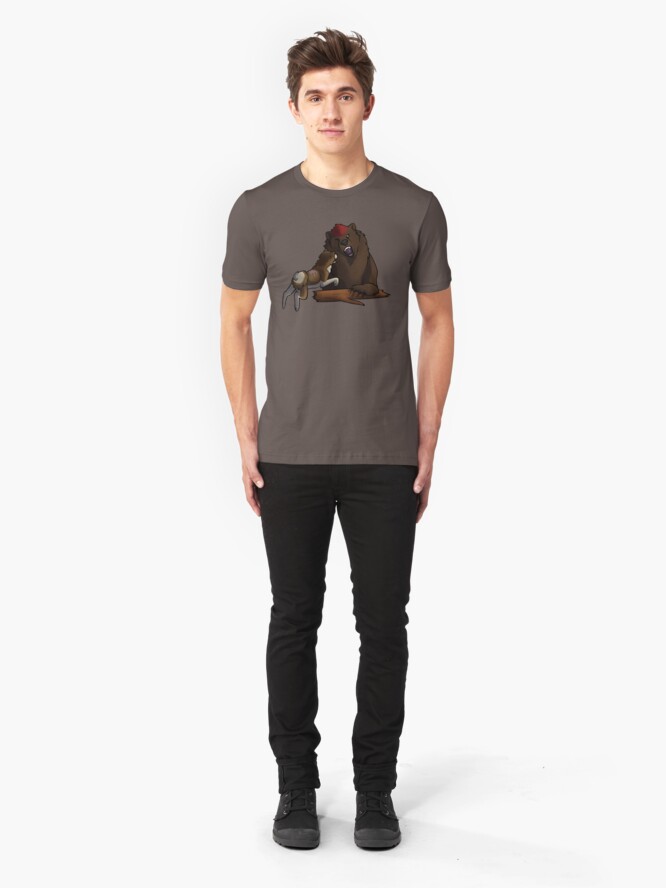 Alternate view of Bear Hound Slim Fit T-Shirt