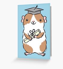 Graduierung Meerschweinchen Grußkarte