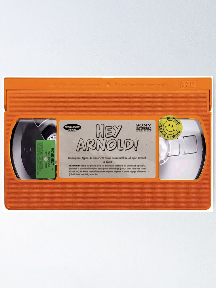 Hey Arnold Vhs Tape Phone Case Poster