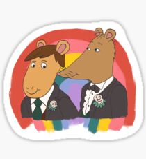Mr Ratburn und Patrick Wedding Sticker