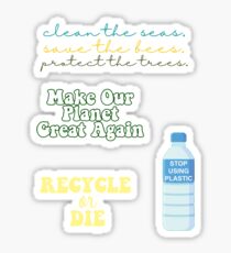 Package of Environment Stickers Sticker