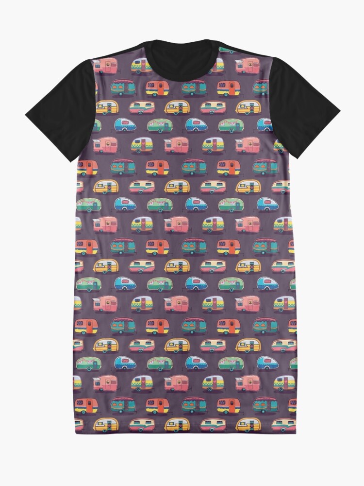 Alternate view of Happy camper Graphic T-Shirt Dress