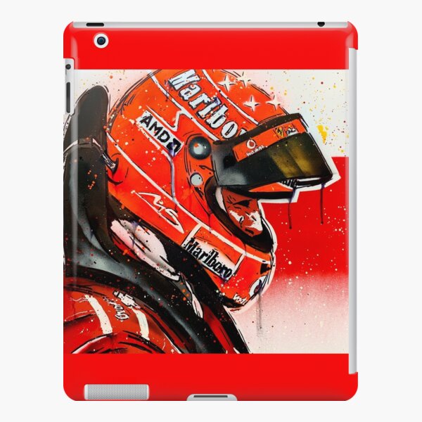 Michael Schumacher - Ferrari F1 graffiti painting by DRAutoArt iPad Snap Case