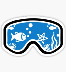 Diving goggles Sticker