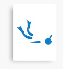 Snorkeling Canvas Print