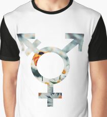 Nicht-binäres Naturdesign 4 Grafik T-Shirt