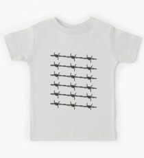 Barbed Wire by Chillee Wilson Kinder T-Shirt