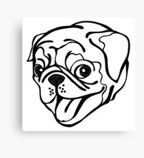 Mops Leben Leinwanddruck