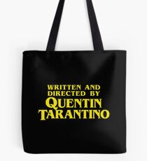 Bolsa de tela Escrito y dirigido por Quentin Tarantino