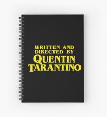 Geschrieben und Regie von Quentin Tarantino Spiralblock