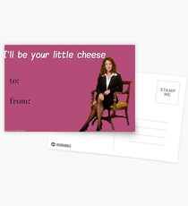 Abbey Bartlet Valentine Postkarten