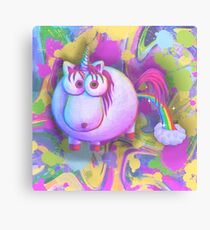 Goobicorn Rainbow Canvas Print