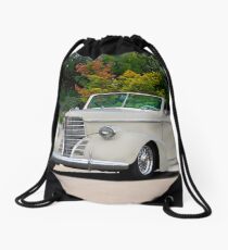 1938 Oldsmobile 8 Convertible Coupe Drawstring Bag