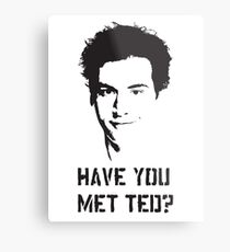 Hast du Ted getroffen? Metallbild