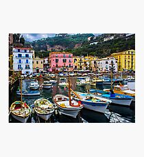 Marina in Sorrento Photographic Print