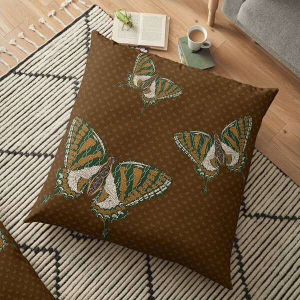 Aboriginal Swallowtail Floor Pillow