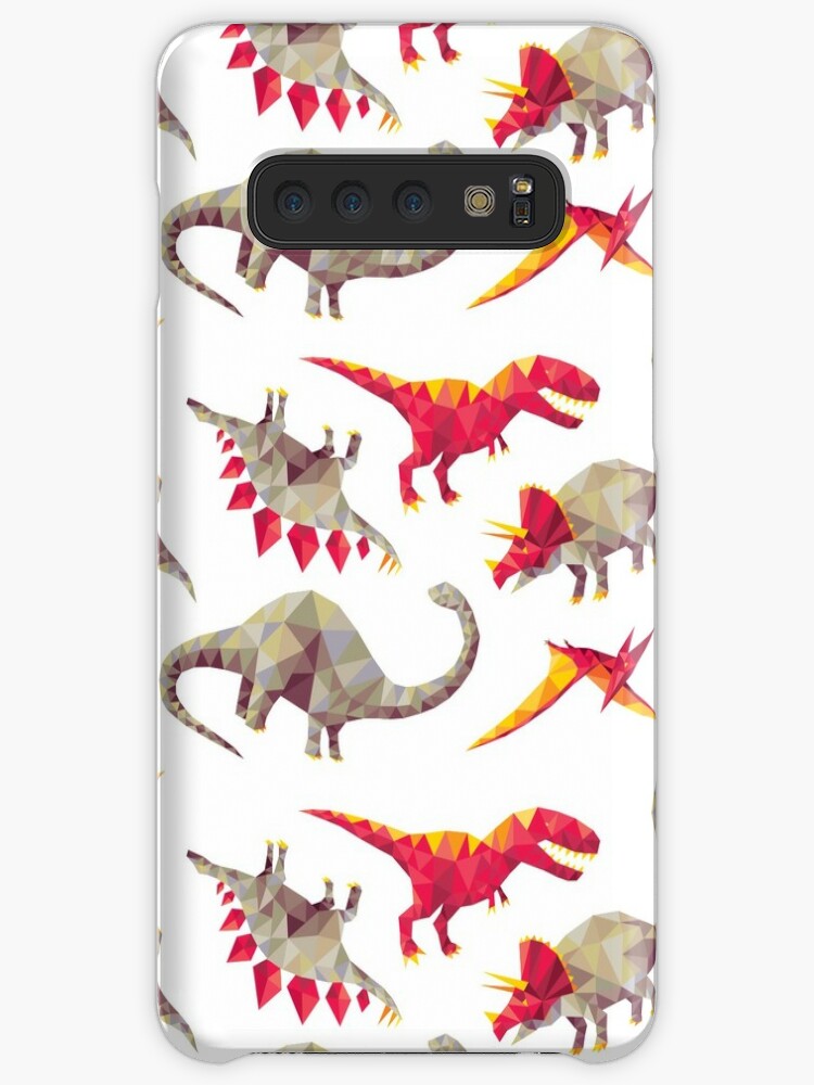 Nineties Dinosaurs Pattern Samsung S10 Case