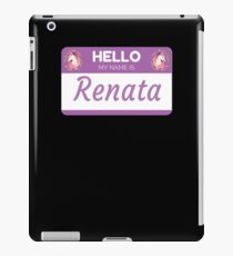 Unicorn Hello My Name Is Renata - Gift For Someone Called Renata iPad Case/Skin