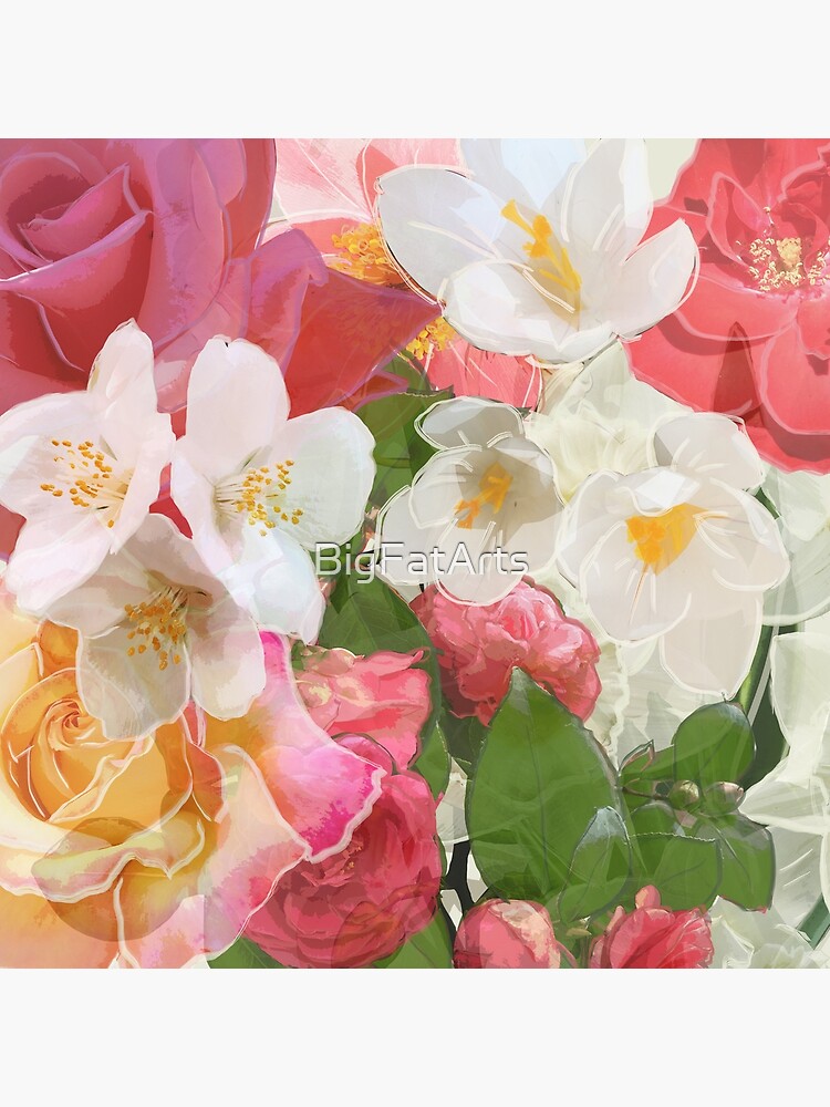 Alhambra Flowers by BigFatArts