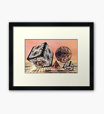 Mathematical fun Framed Print