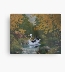 Alone, With his Thoughts Metal Print